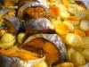 Žuvis ir bulvės orkaitėje Kaip skaniai iškepti žuvį ir bulves