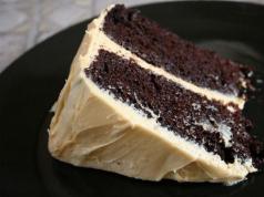 ジャム入り「泡の中の黒人」ケーキの簡単なレシピ