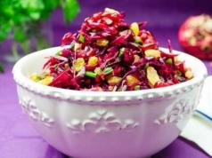 Salada de Repolho Vermelho - Princípios Gerais de Culinária